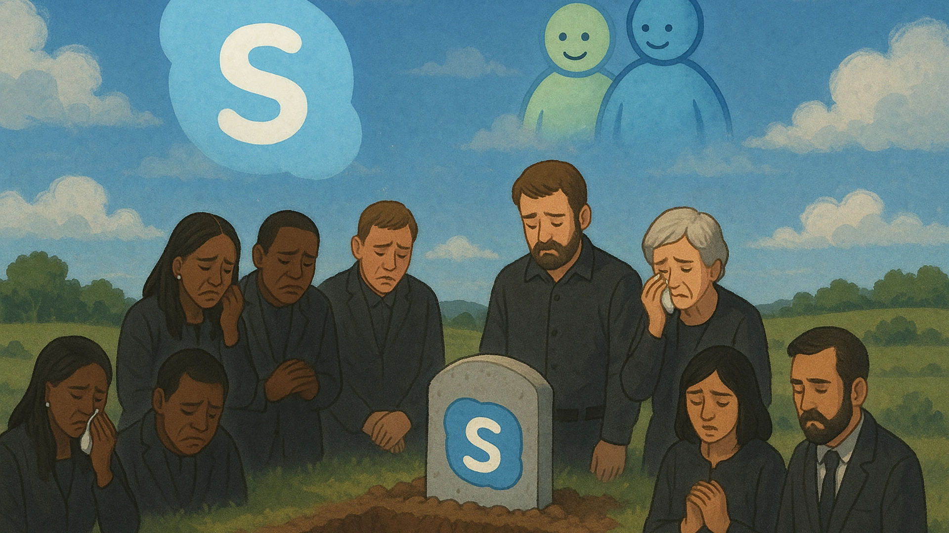 V&eacute;lem&eacute;ny: A Skype eltűnt &ndash; Az online eml&eacute;kmű egy kedvelt technol&oacute;gi&aacute;nak